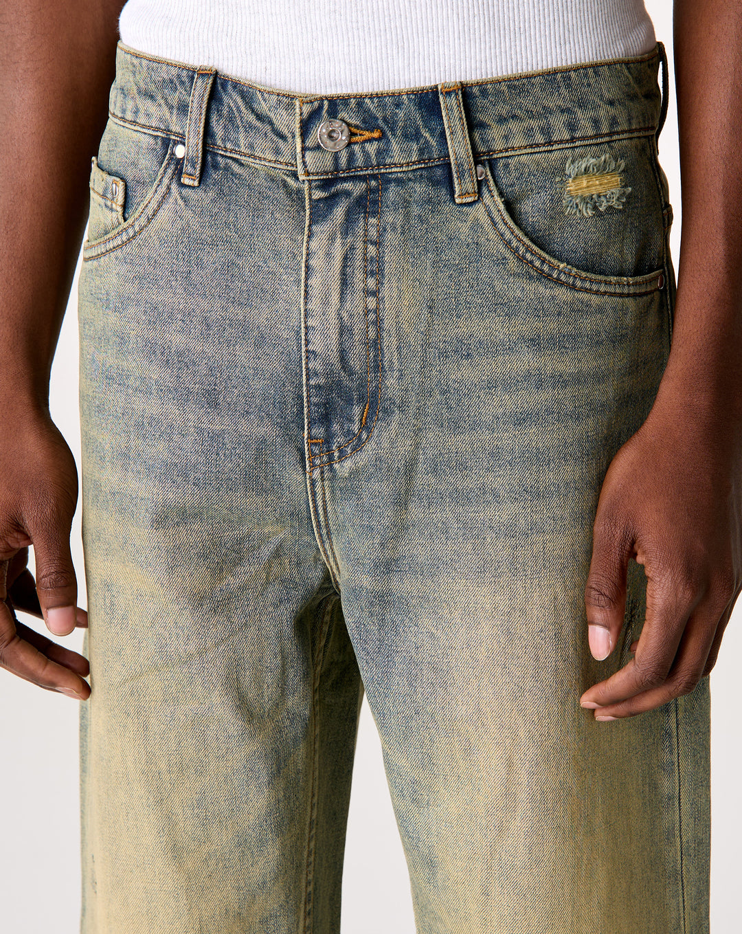 Simple Project Washed Relaxed Jeans - XHIBITION