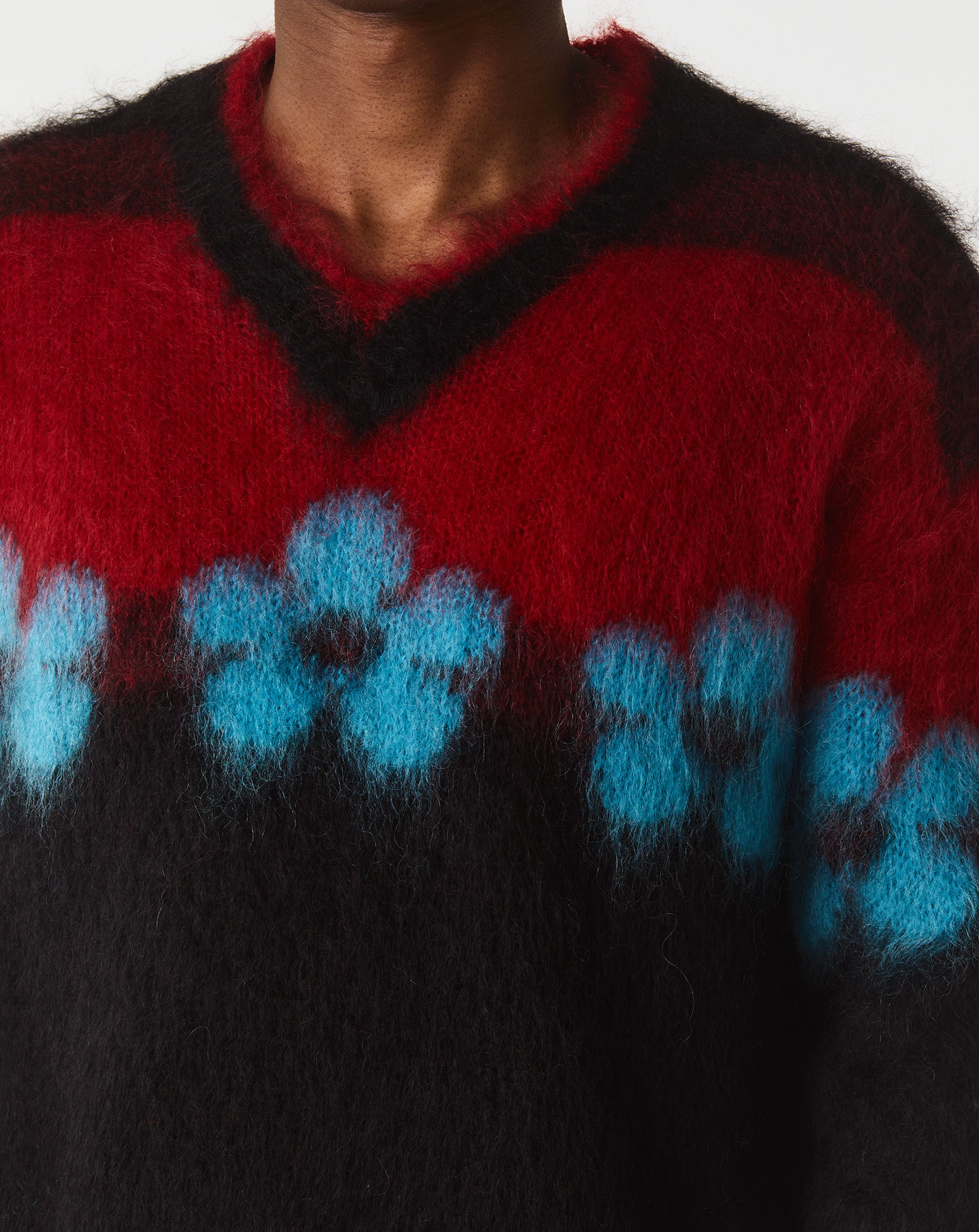Marni Fuzzy Wuzzy Flowers Sweater  - XHIBITION