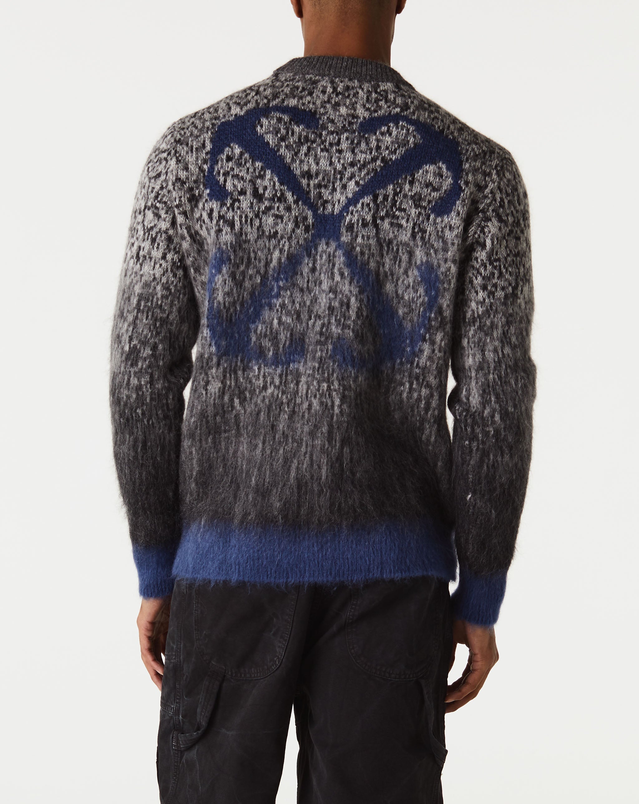 Off-White Mohair Degrade Arrow Sweater  - XHIBITION