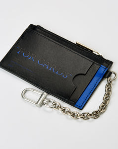 Off-White Quote Bookish Key Ring Card Case  - XHIBITION