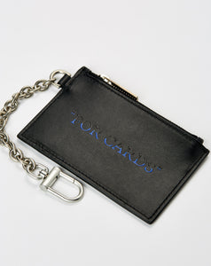 Off-White Quote Bookish Key Ring Card Case  - XHIBITION