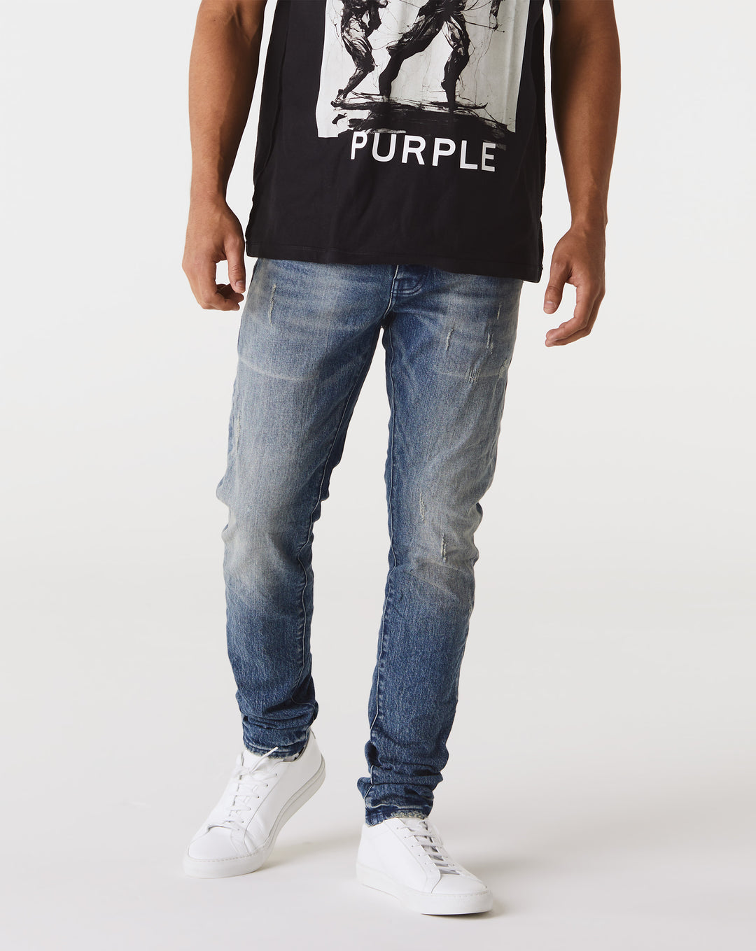 Purple Brand P001 Low Rise Slim Jeans  - XHIBITION