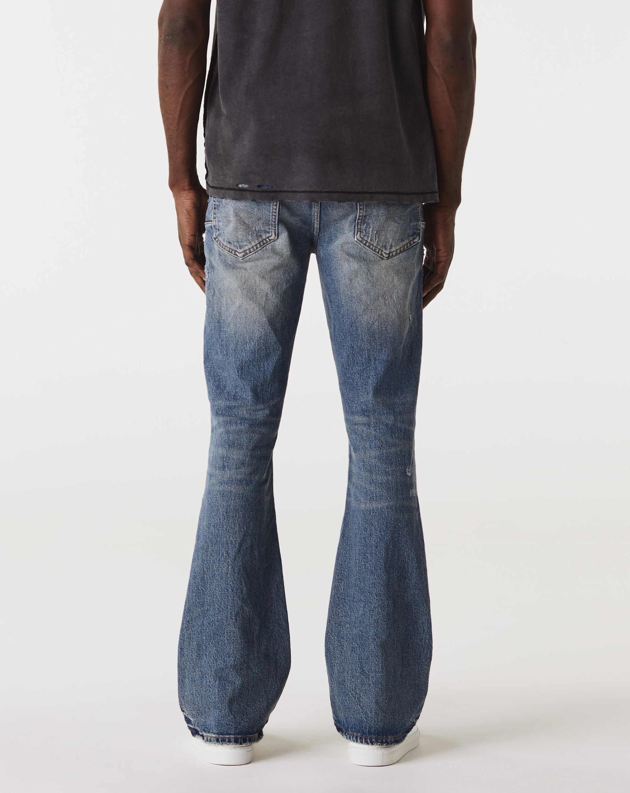 Purple graphic-print Flare Jeans  - Cheap Urlfreeze Jordan outlet