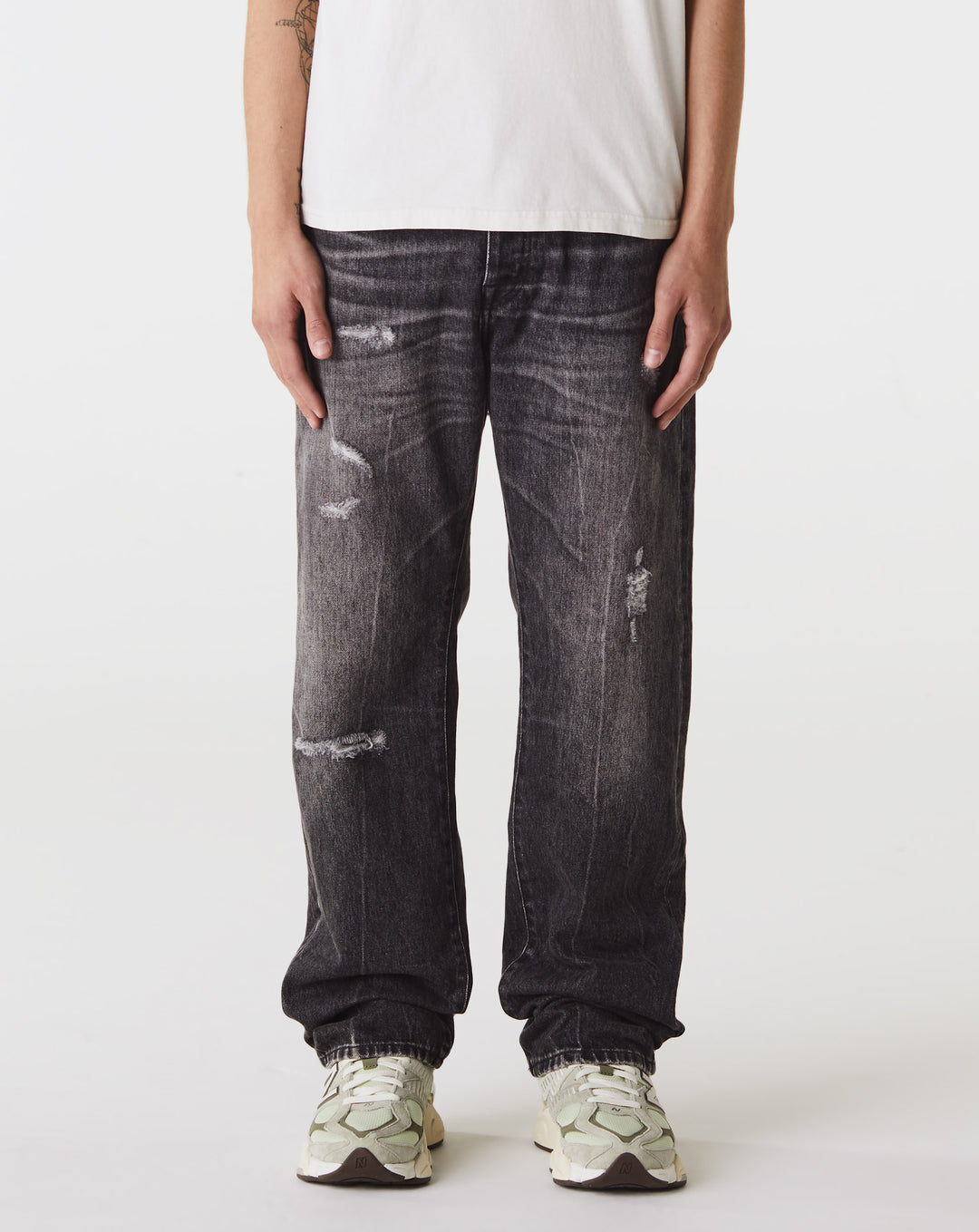 Purple Brand contrasting-pockets flared jeans Blau  - Cheap Urlfreeze Jordan outlet