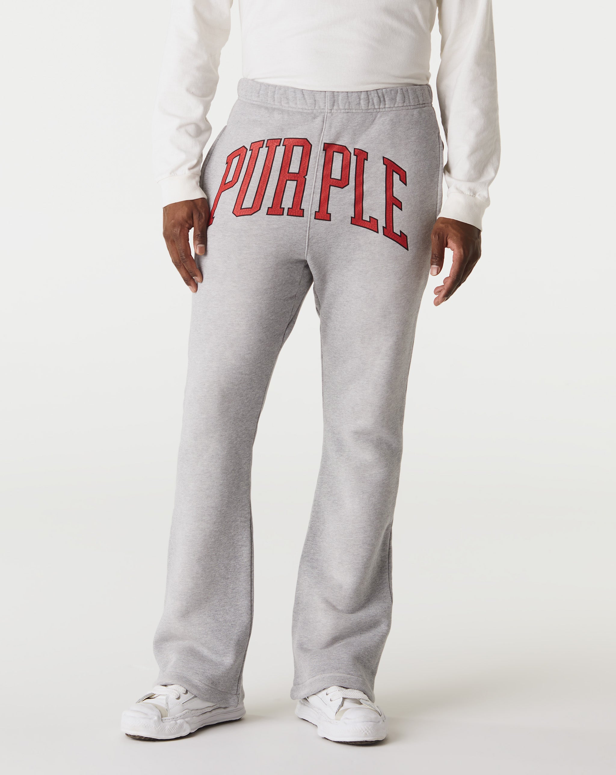 Purple Brand Heavyweight Fleece Flared Pants  - XHIBITION