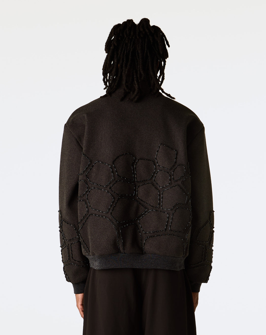 Pas Une Marque Hand-Beaded Mosaic Jacket - XHIBITION