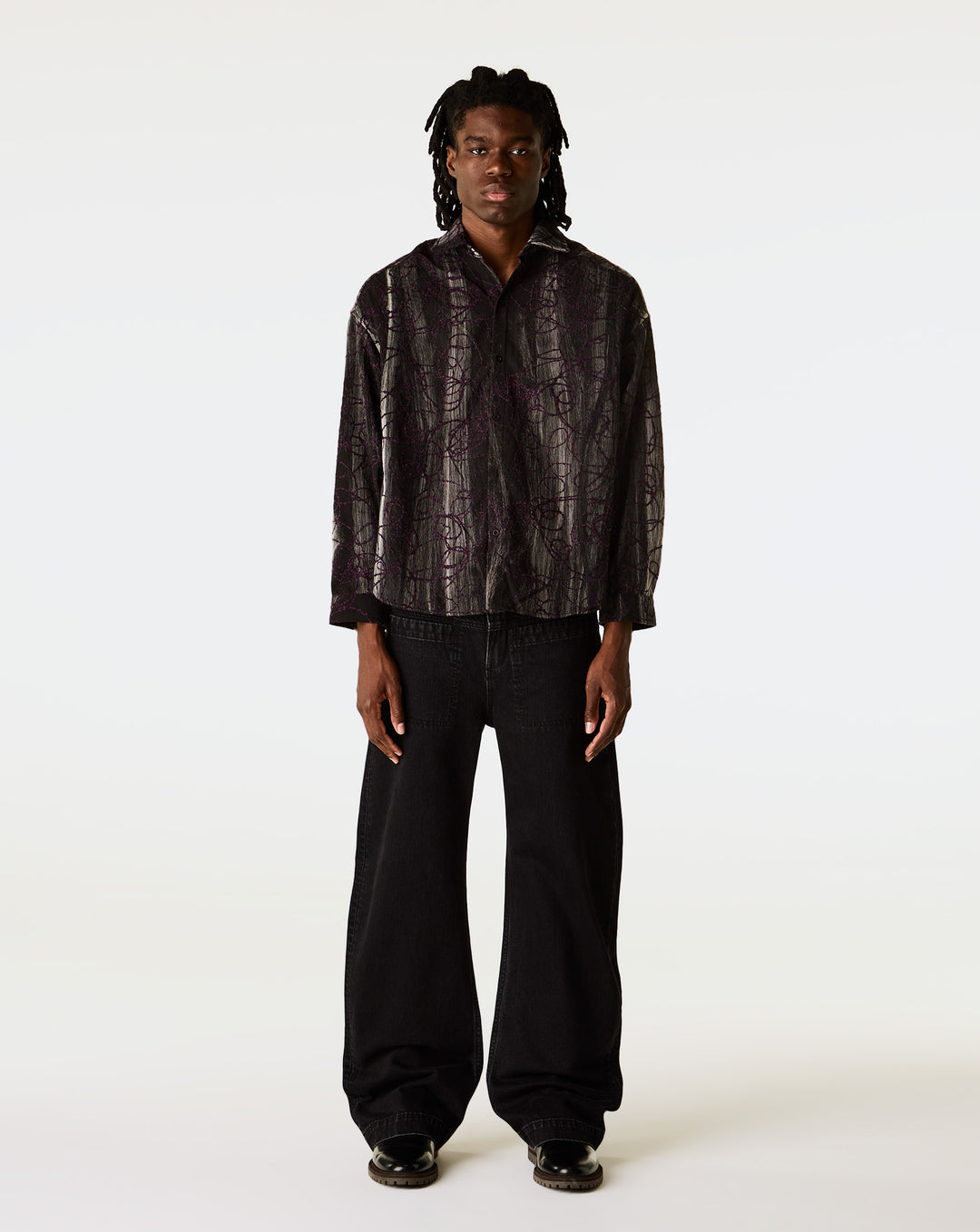 Pas Une Marque Marbled Cloth Shirt - XHIBITION