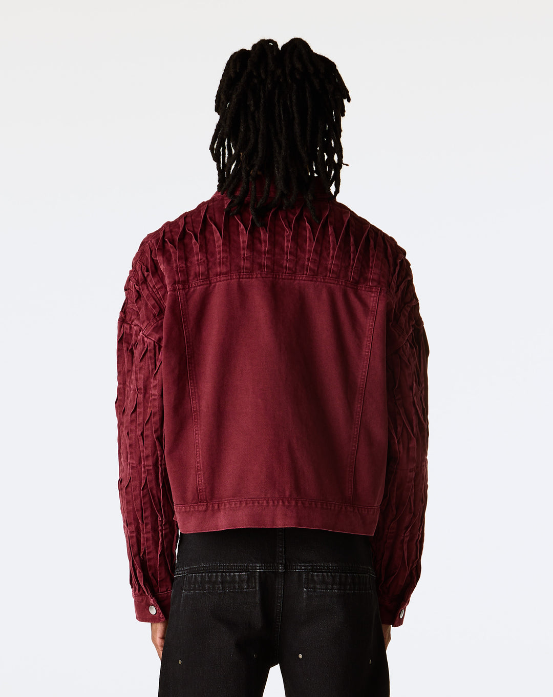 Pas Une Marque Pintack Denim Jacket - XHIBITION