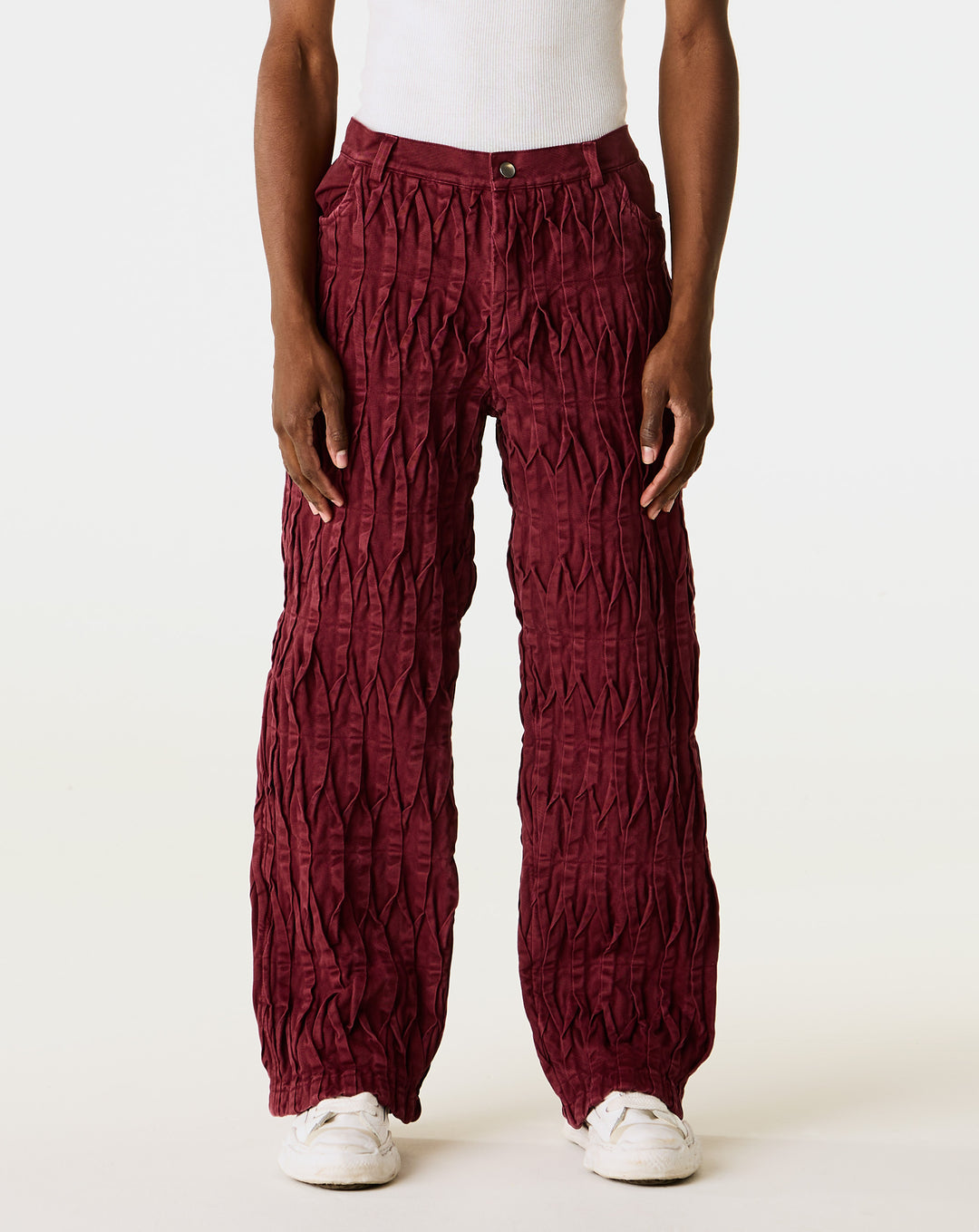 Pas Une Marque Pintack Denim Trousers - XHIBITION