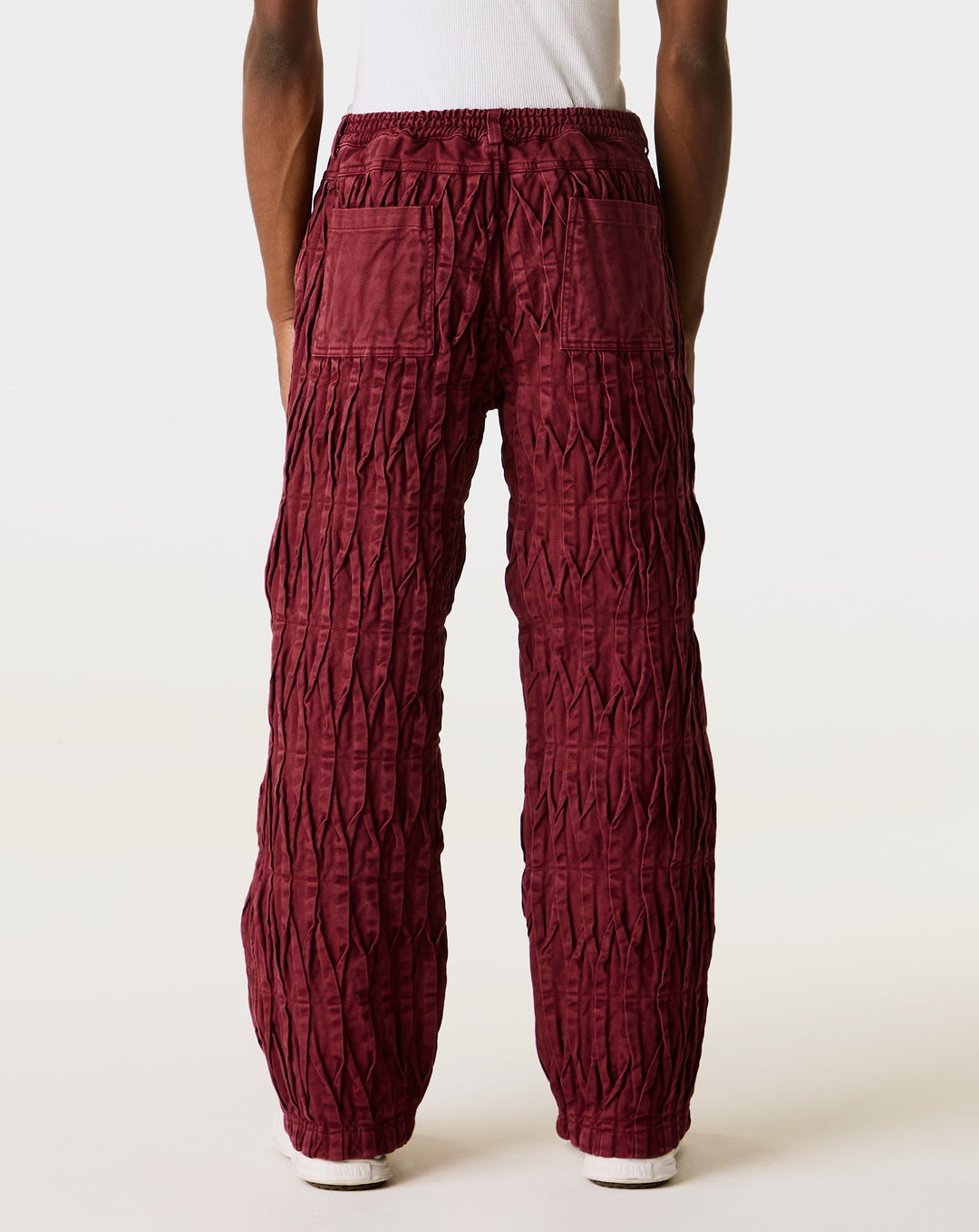 Pas Une Marque Pintack Denim Trousers - XHIBITION