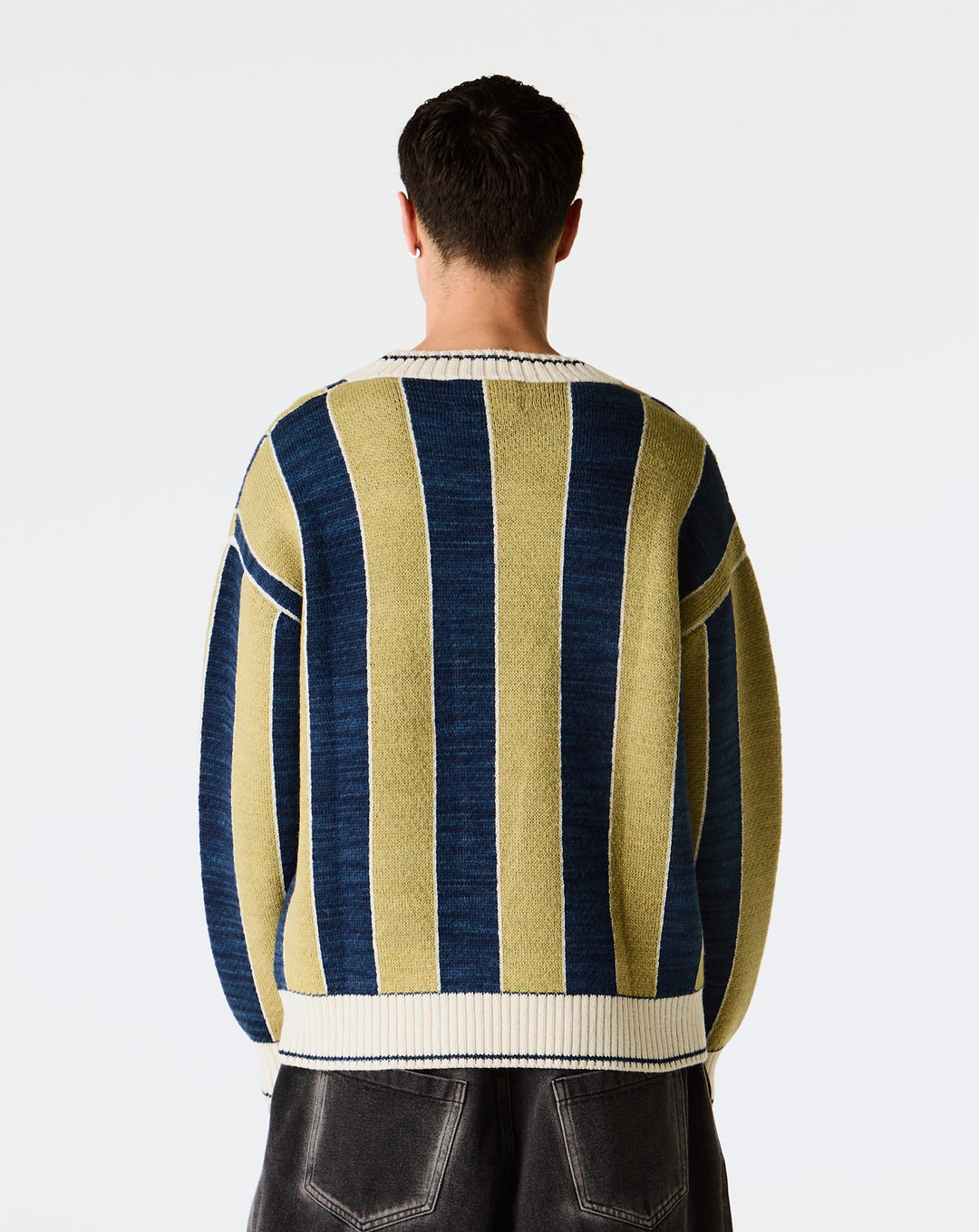 Pas Une Marque Stripes Knitted Long Sleeve - XHIBITION