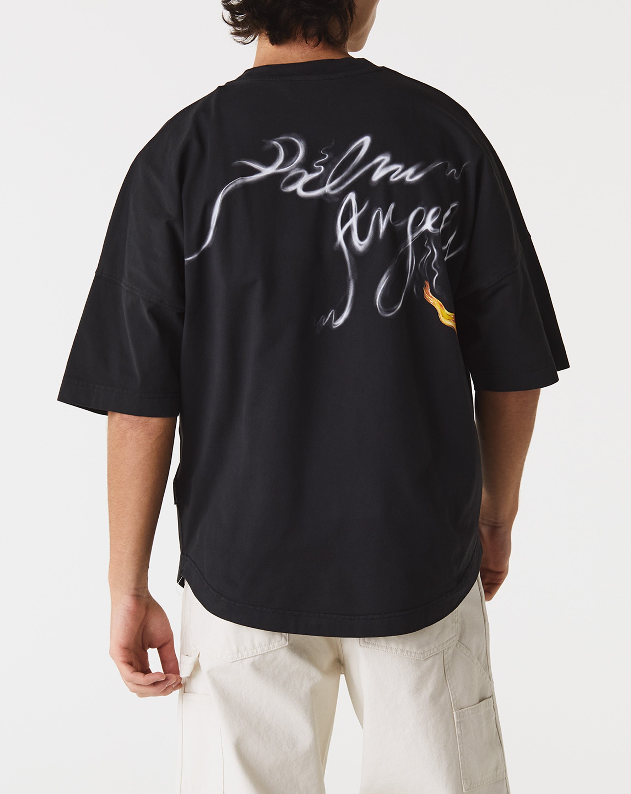 Palm Angels Foggy PA Logo Over T-Shirt  - XHIBITION