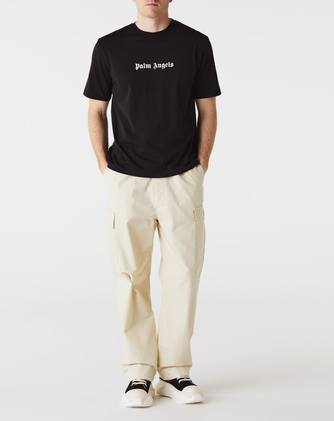 Palm Angels Classic Logo Slim T-Shirt  - XHIBITION