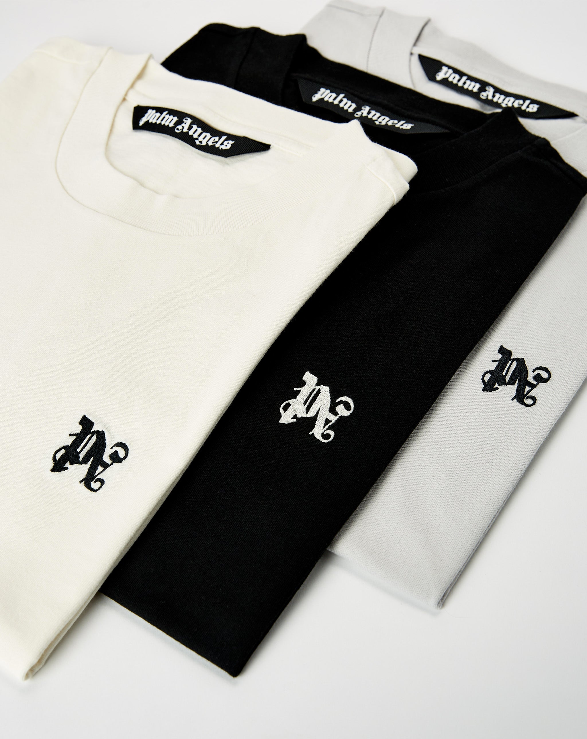 Palm Angels Monogram T-Shirt Tri-Pack  - XHIBITION