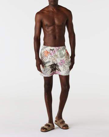 Palm Angels Palmity Allover Swimshorts  - XHIBITION