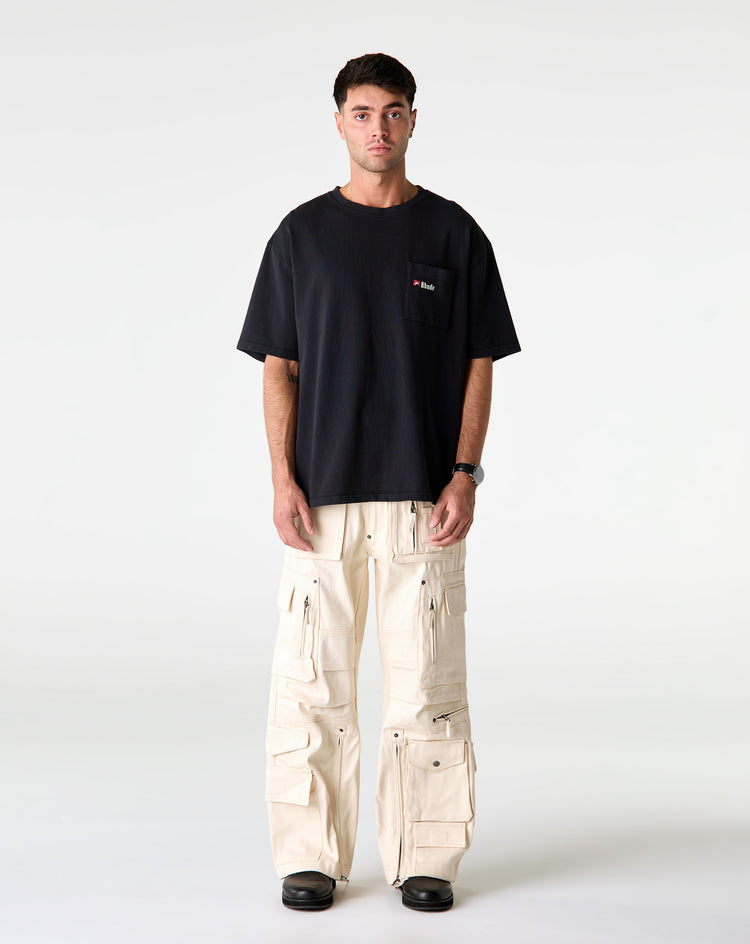 Rhude Moonlight Wolf Pocket T-Shirt - XHIBITION