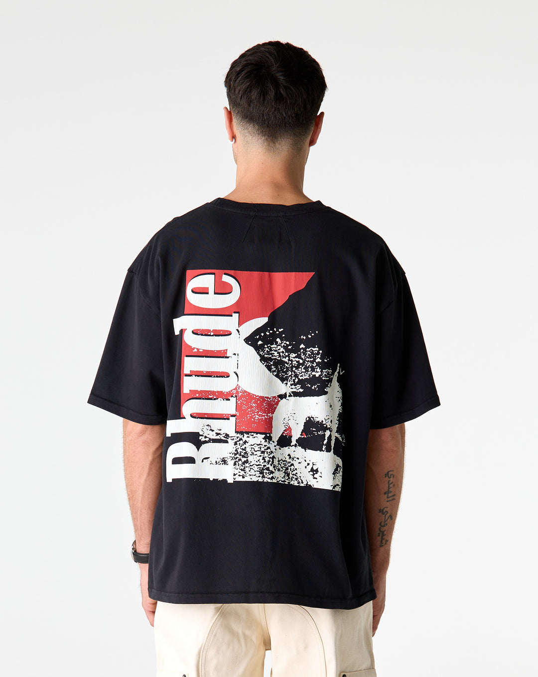 Rhude Moonlight Wolf Pocket T-Shirt - XHIBITION