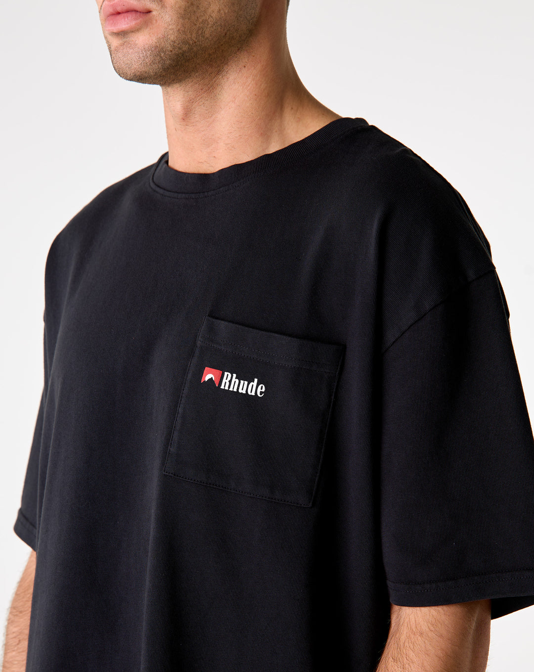 Rhude Moonlight Wolf Pocket T-Shirt - XHIBITION