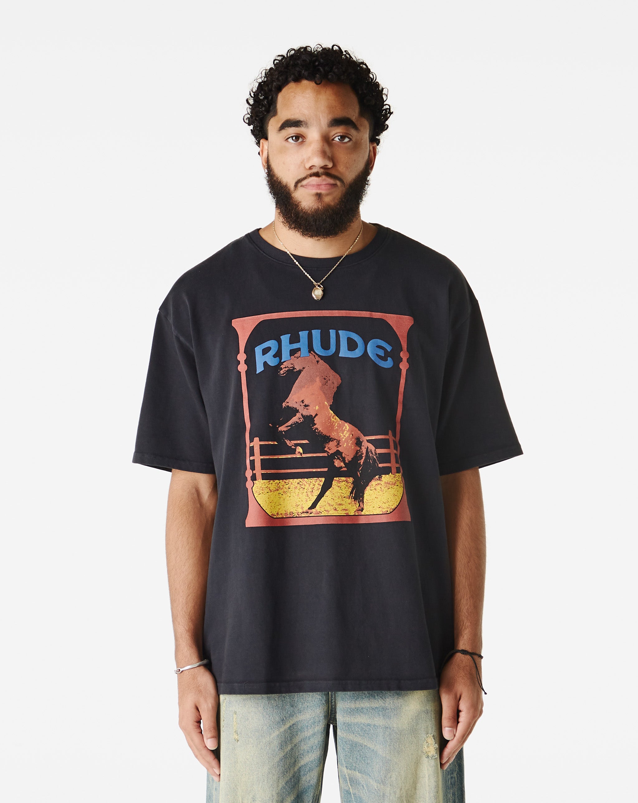 Rhude - Rhude Cadre T-Shirt - Vintage Black – Xhibition