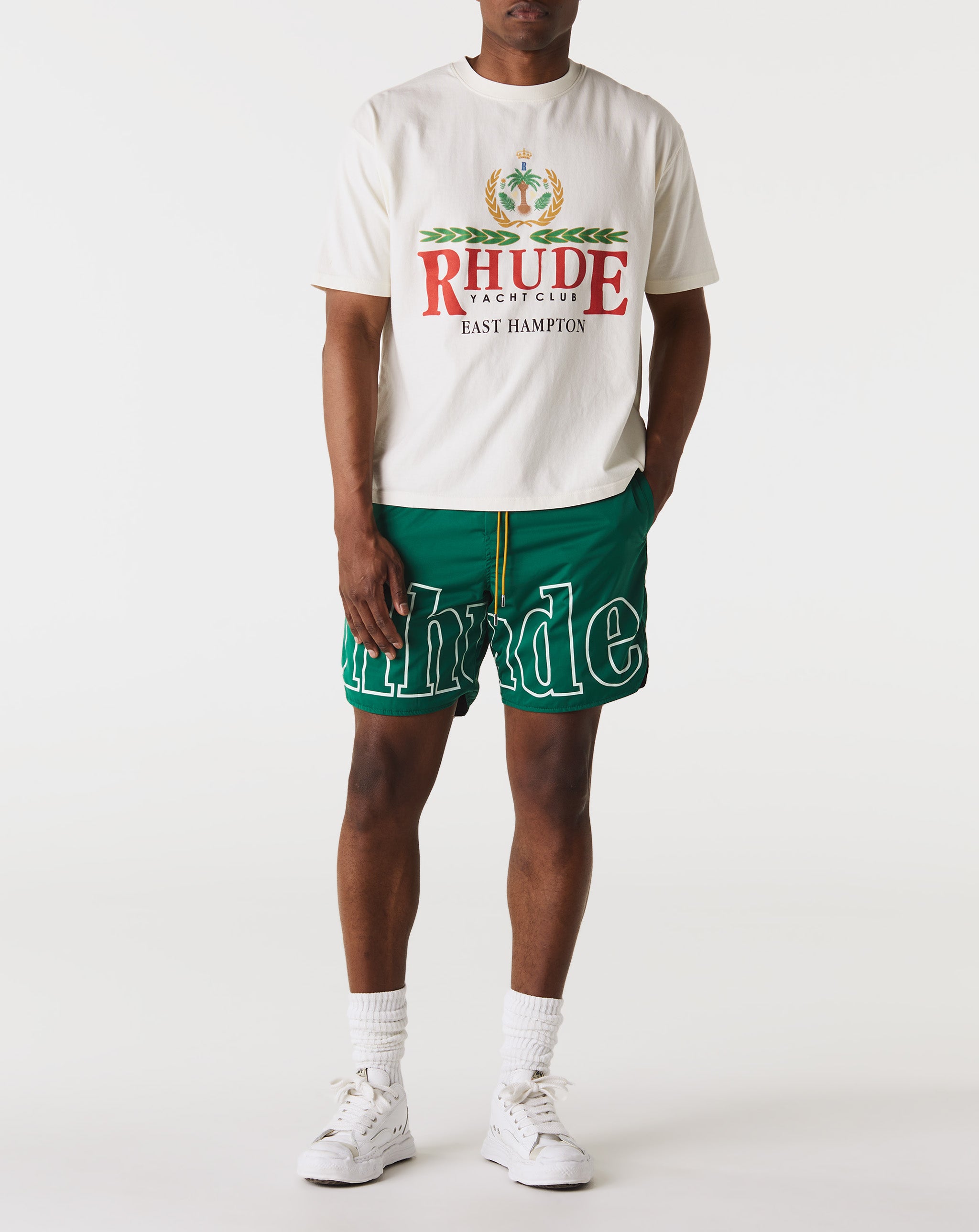 Rhude Koché logo-graphic print T-shirt  - Cheap Cerbe Jordan outlet