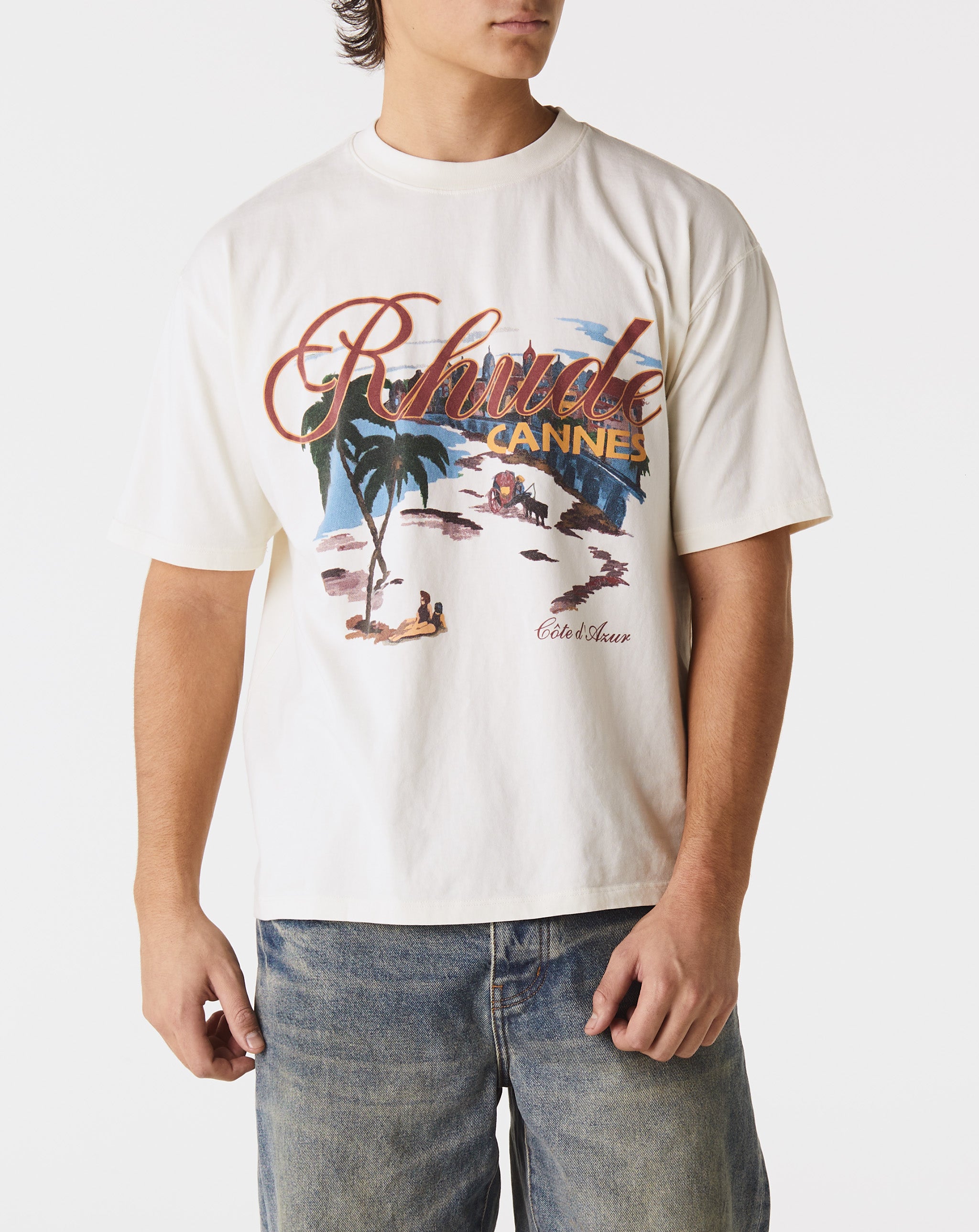 Rhude Cannes Beach T-Shirt  - Cheap Erlebniswelt-fliegenfischen Jordan outlet