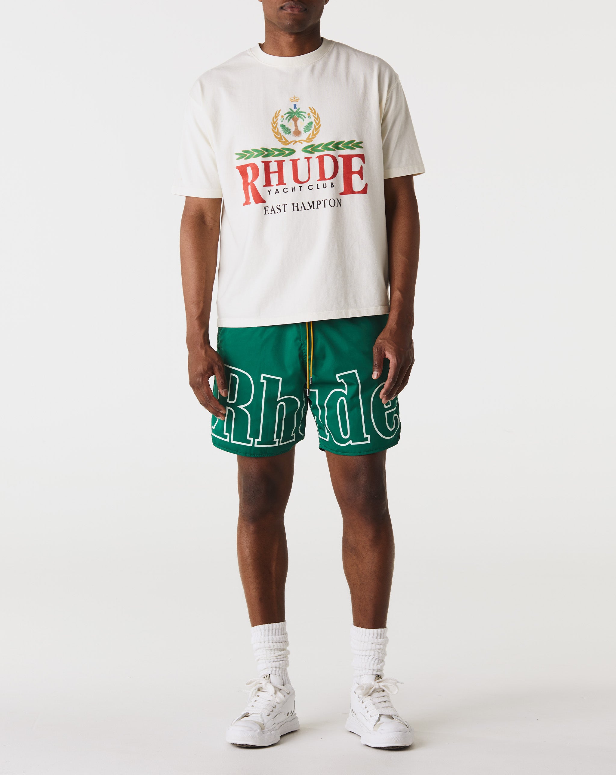 Rhude East Hampton Crest T-Shirt  - Cheap 127-0 Jordan outlet