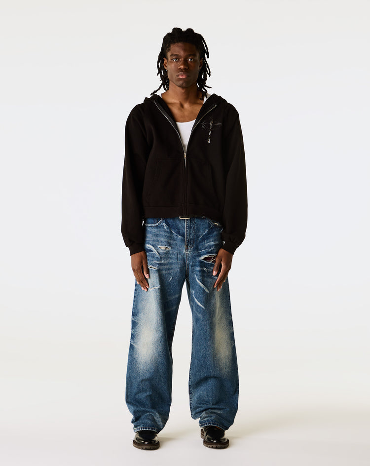 Basketcase Gallery Roadrash Zip-Up Hoodie - XHIBITION