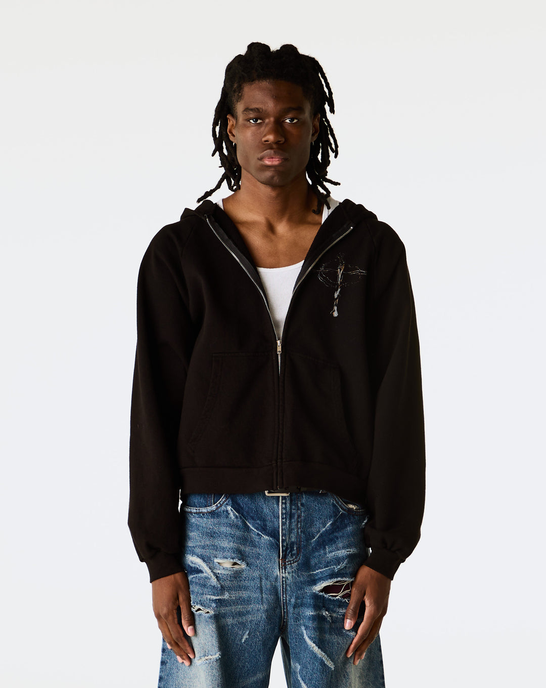 Basketcase Gallery Roadrash Zip-Up Hoodie - XHIBITION