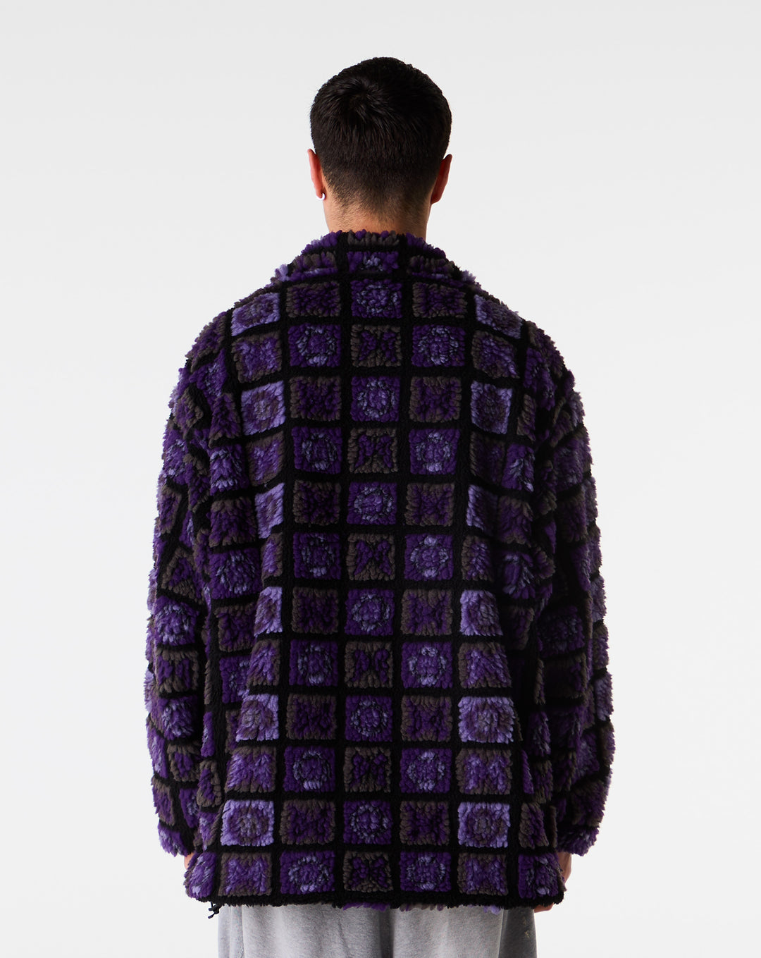 Needles Fur Jacket - Papillon Plaid Pile