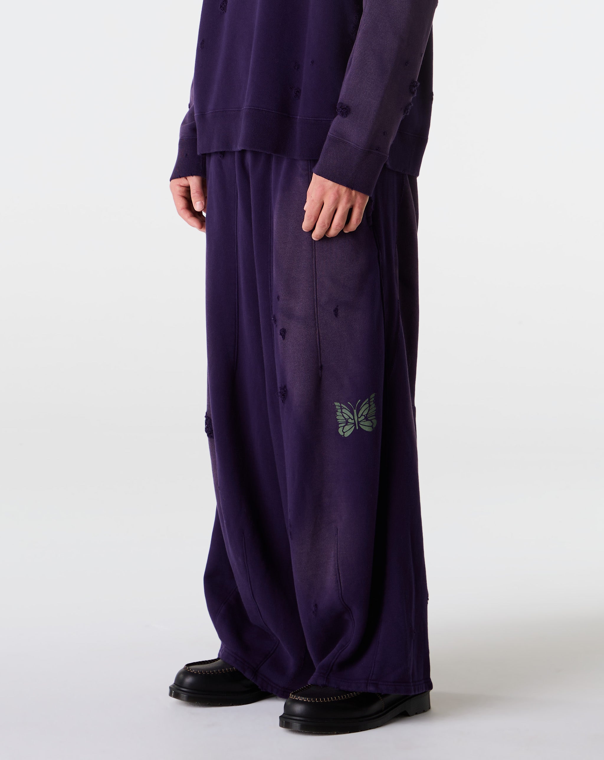 needleヒザデル　H.D. sweatpant Needles - Deconstructed H.D. Sweat Pant - Purle – Xhibition