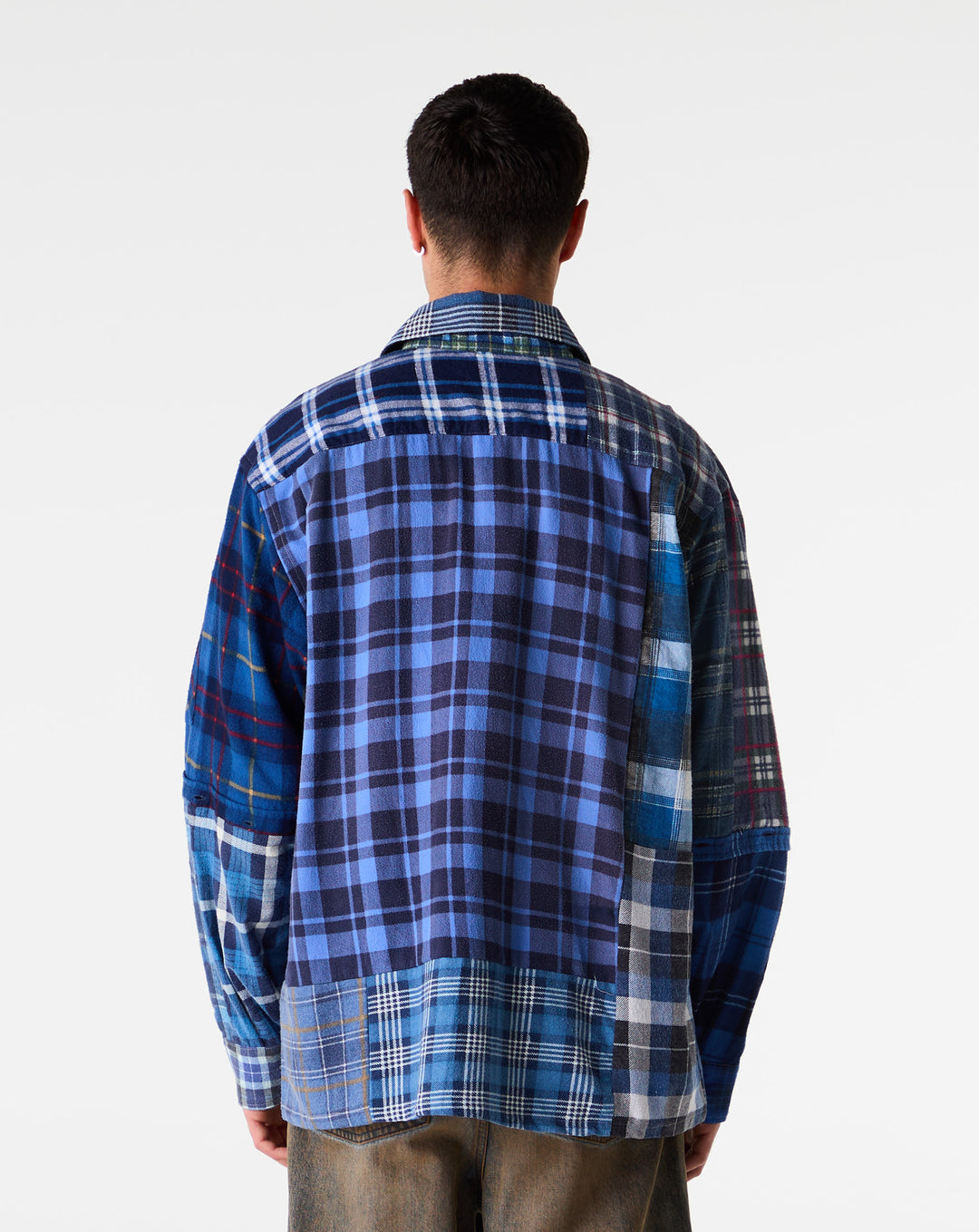 Needles Straight Hem Flannel Shirt