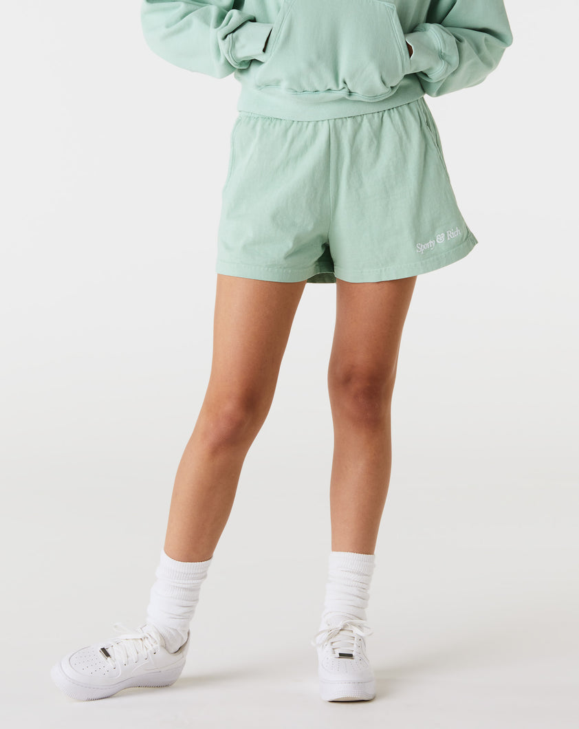 wholesale adidas apparel outlet locations Women's Italic Logo Embroidered Disco Shorts  - Cheap 127-0 Jordan outlet