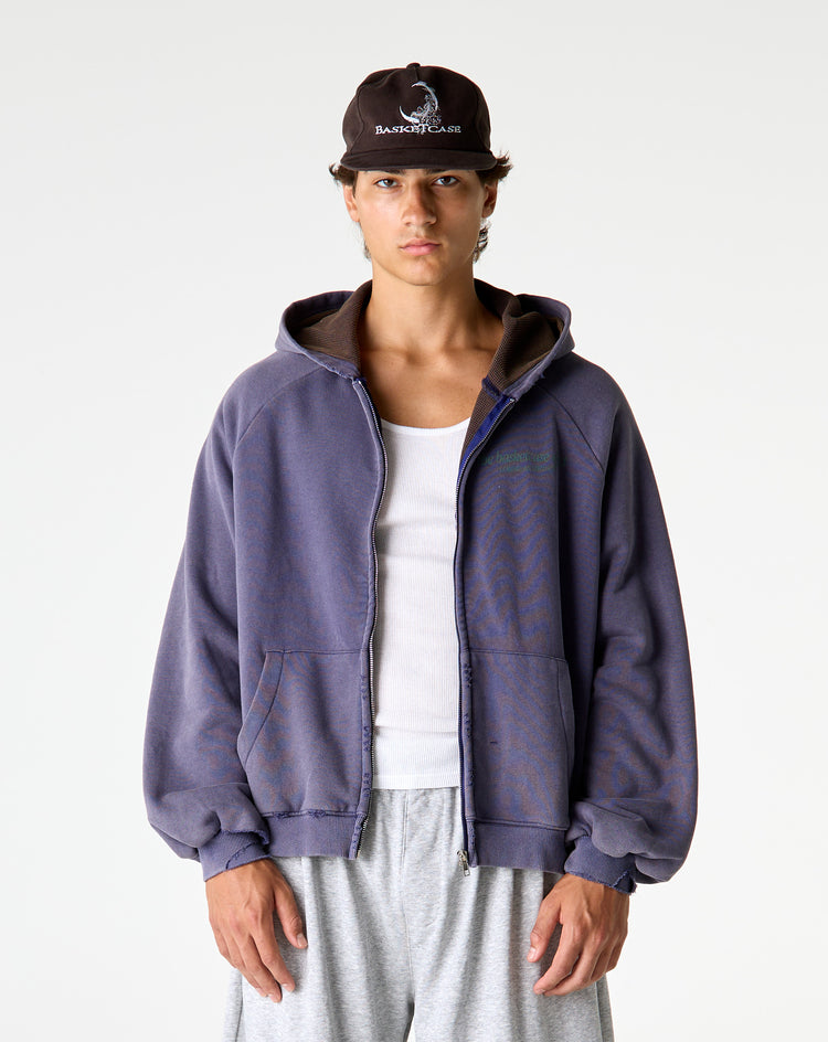Basketcase Gallery Siren Thermal Zip Up Hoodie - XHIBITION
