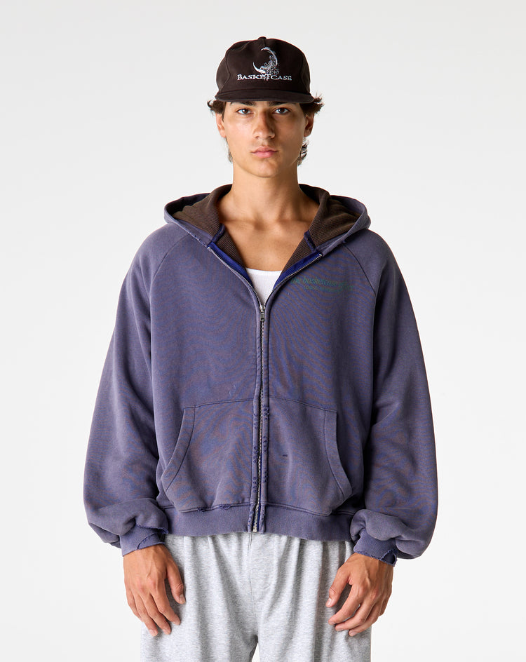 Basketcase Gallery Siren Thermal Zip Up Hoodie - XHIBITION