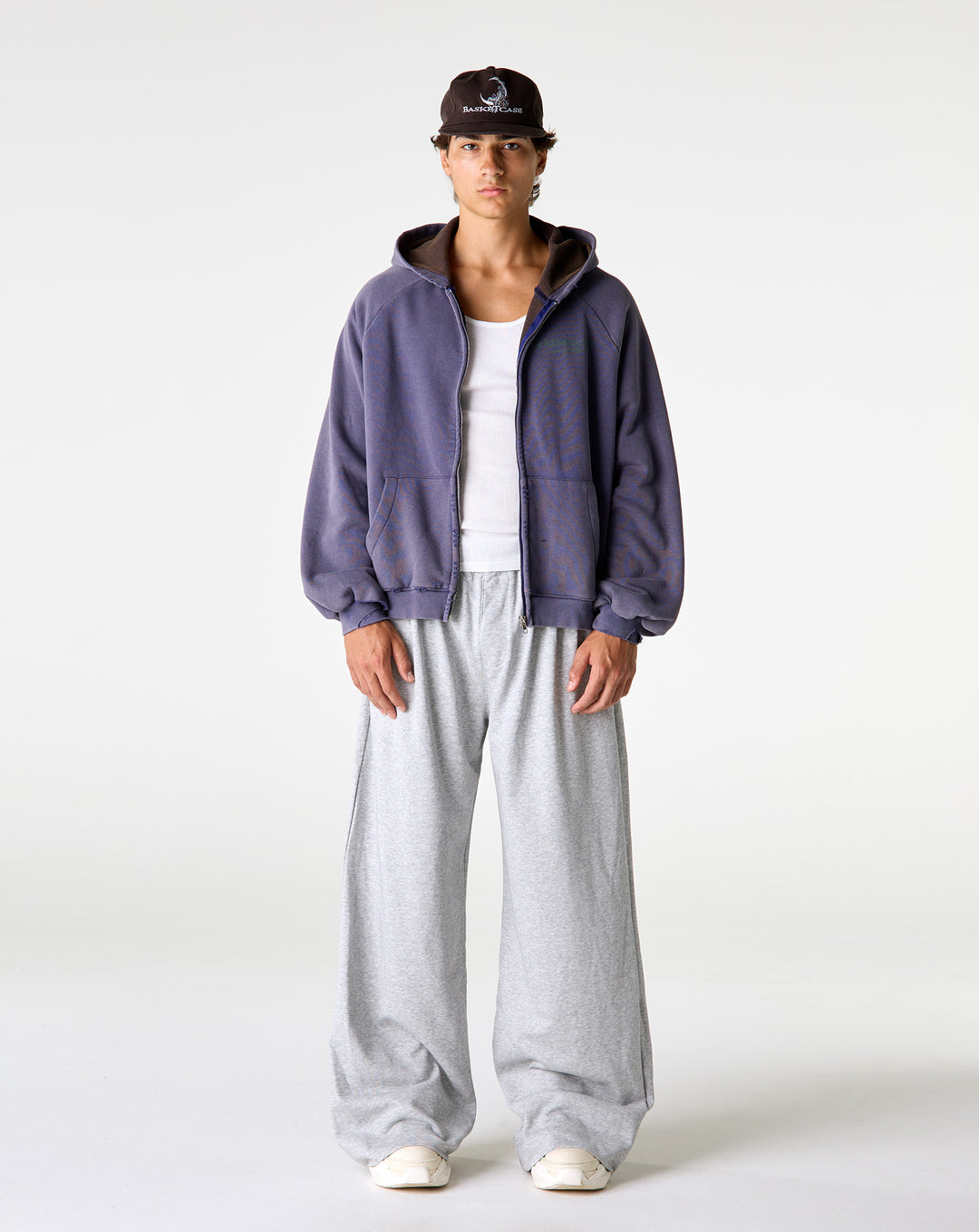 Basketcase Gallery Siren Thermal Zip Up Hoodie - XHIBITION