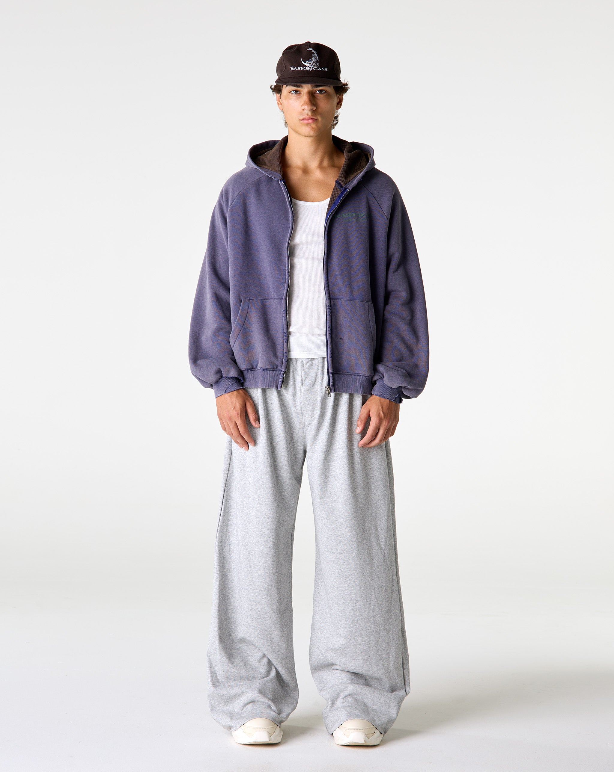 Basketcase Gallery Siren Thermal Zip Up Hoodie - XHIBITION