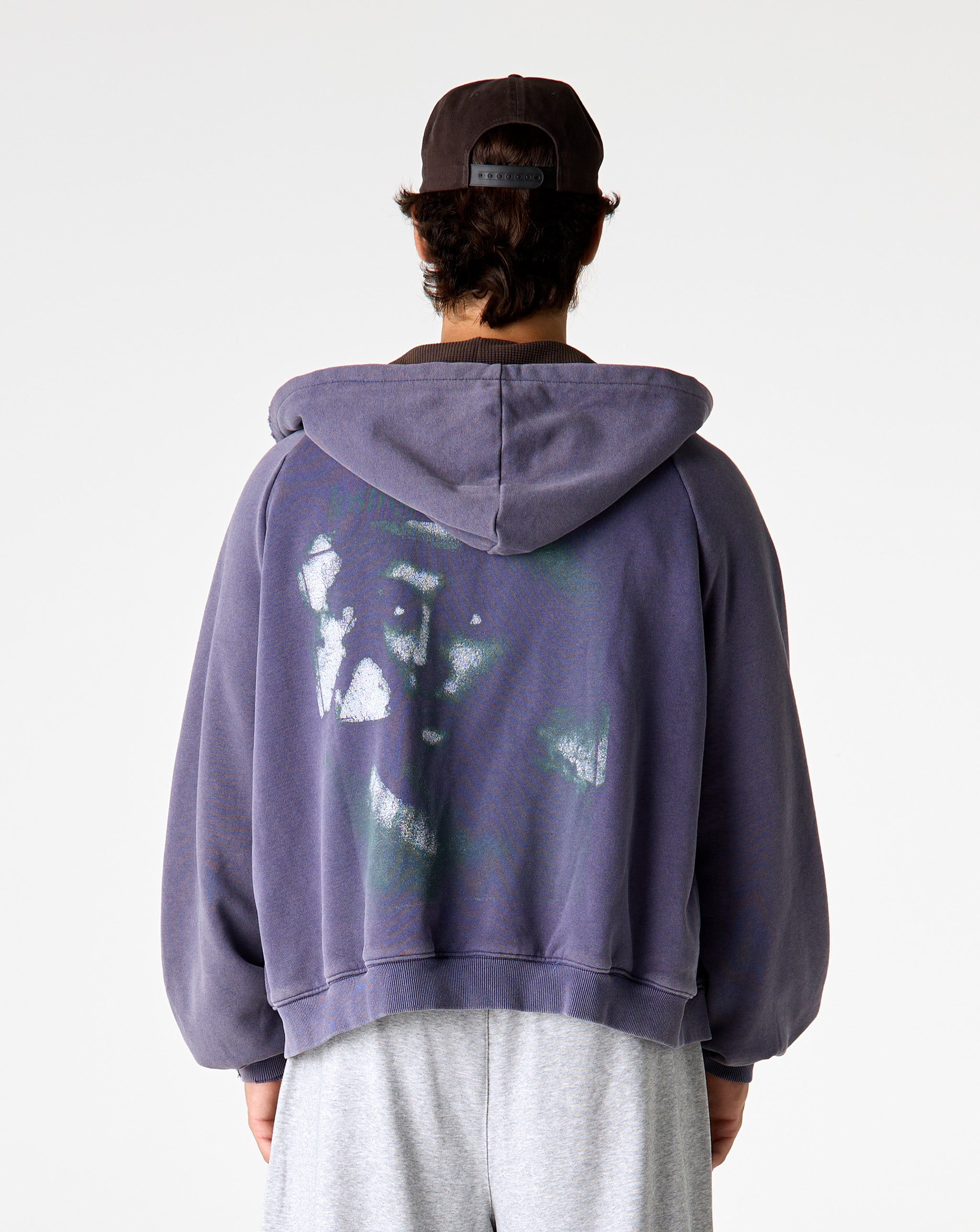 Basketcase Gallery Siren Thermal Zip Up Hoodie - XHIBITION