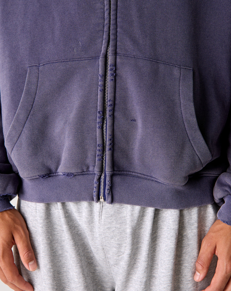 Basketcase Gallery Siren Thermal Zip Up Hoodie - XHIBITION