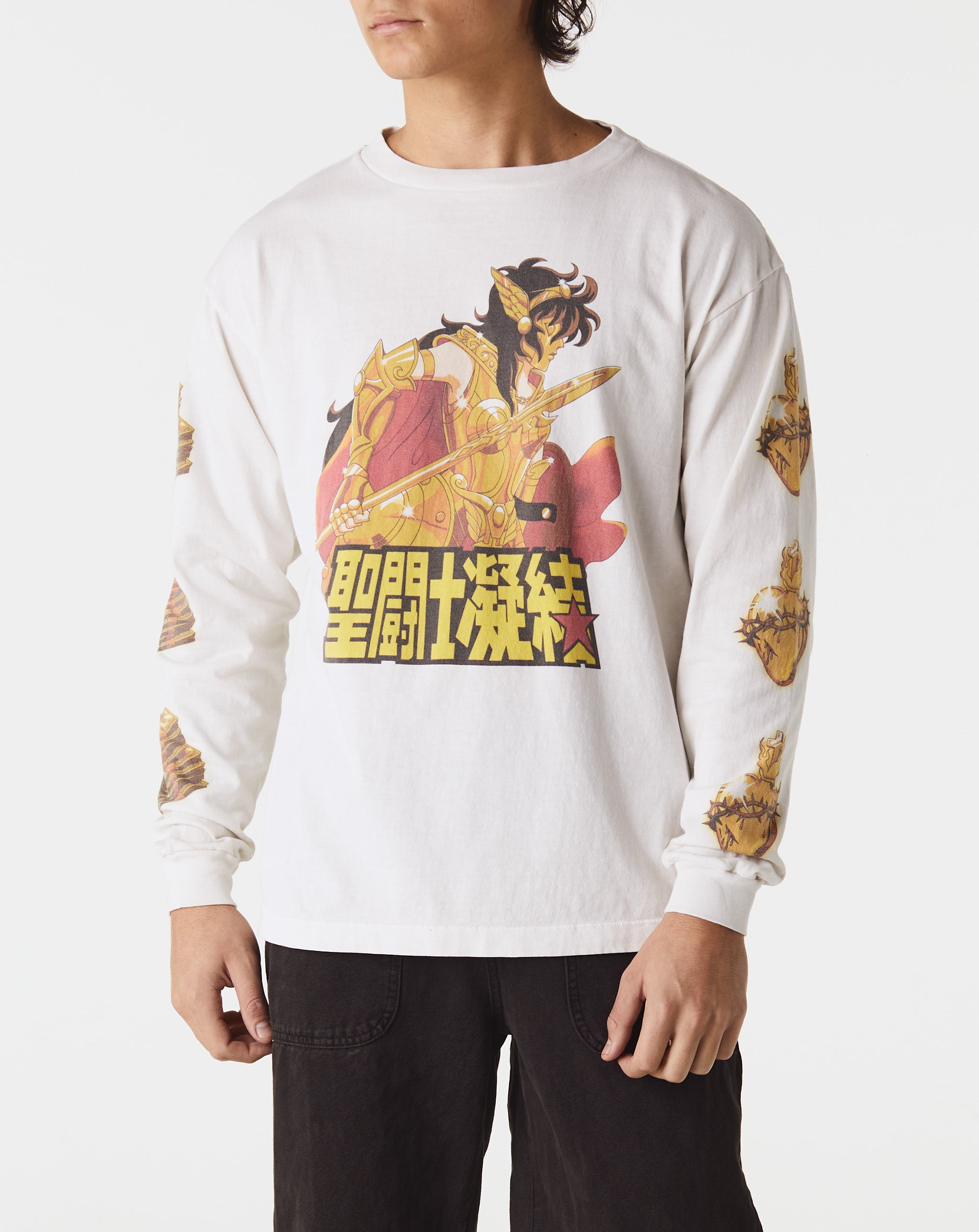 Saint Michael 聖闘士 Long Sleeve T-Shirt  - Cheap Urlfreeze Jordan outlet