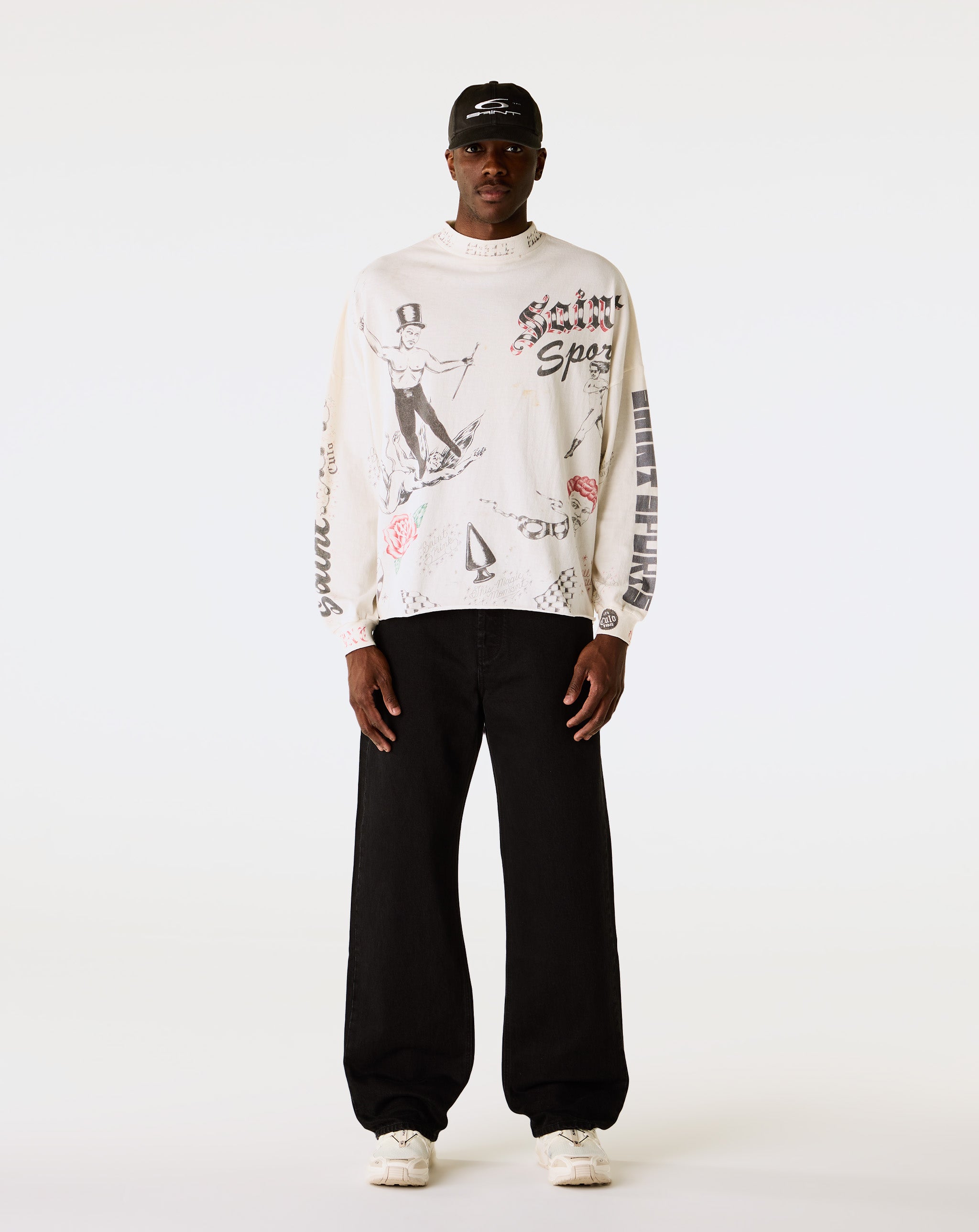 ミュージシャン LONG T-SHIRT Drawing Long-Sleeve T-Shirt – Xhibition