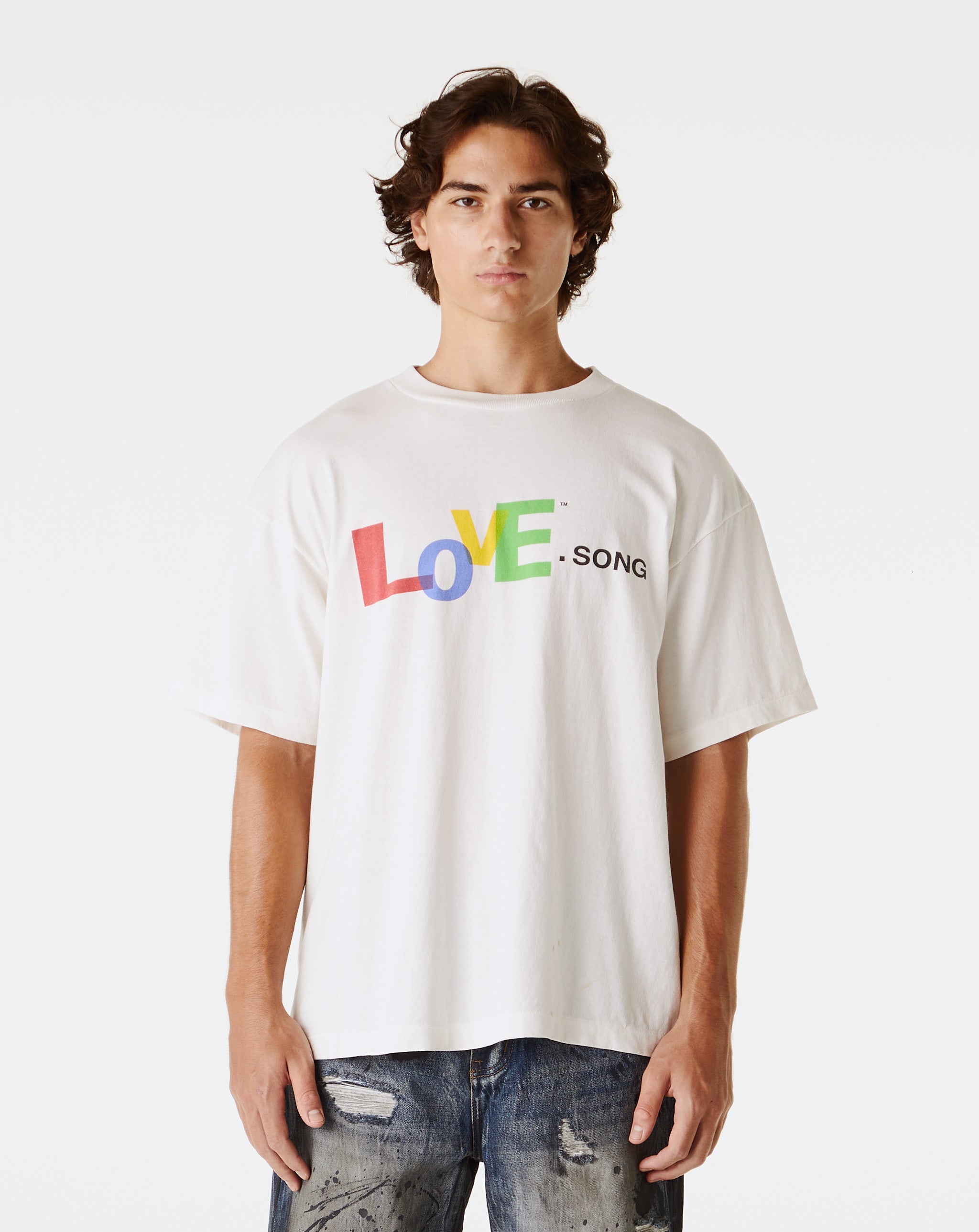 SAINT MICHAEL LOVE SONG Tシャツ M SAINT Mxxxxxx - Love Song T-Shirt - White – Xhibition