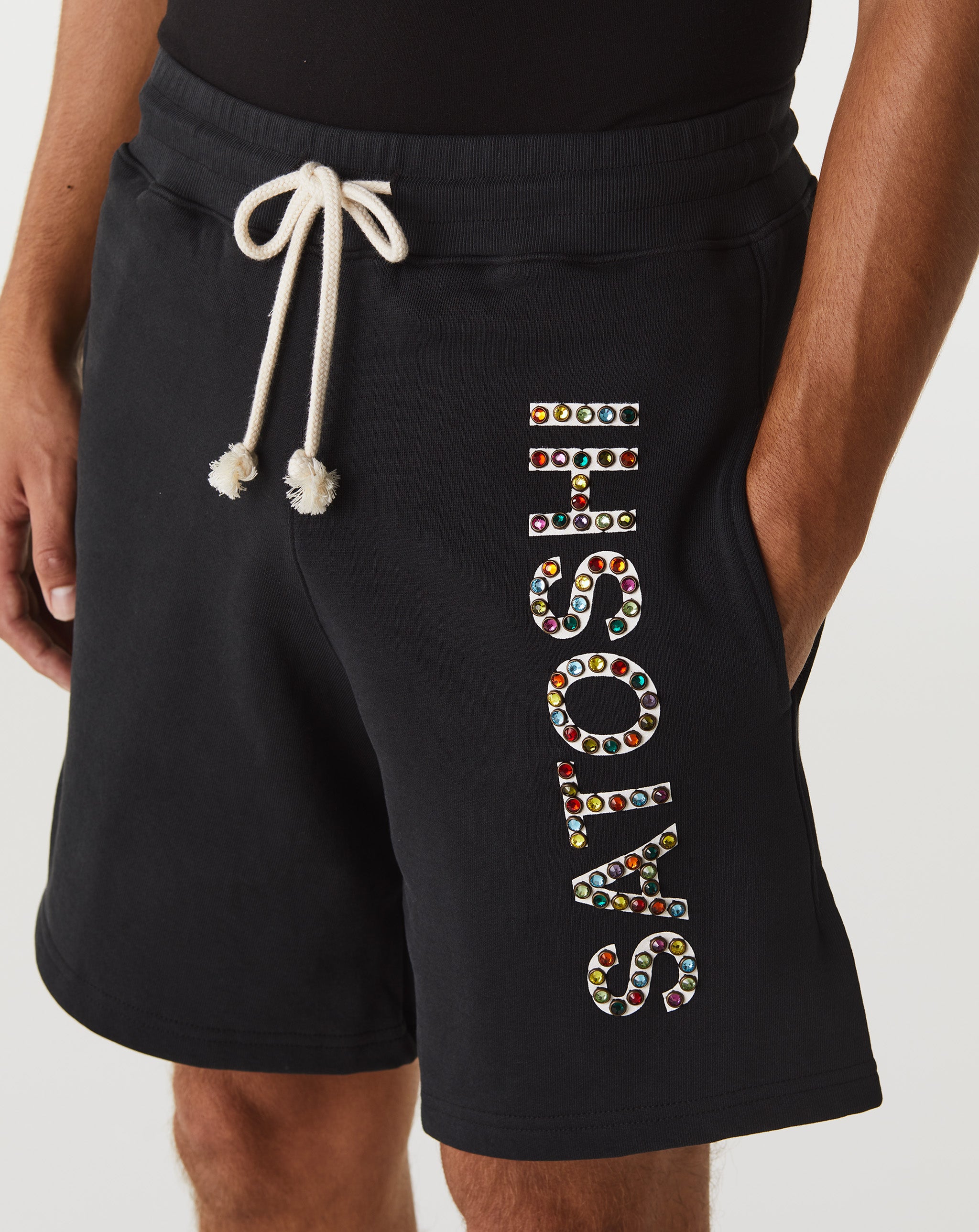 Satoshi Nakamoto Studded Logo Shorts  - Cheap Cerbe Jordan outlet