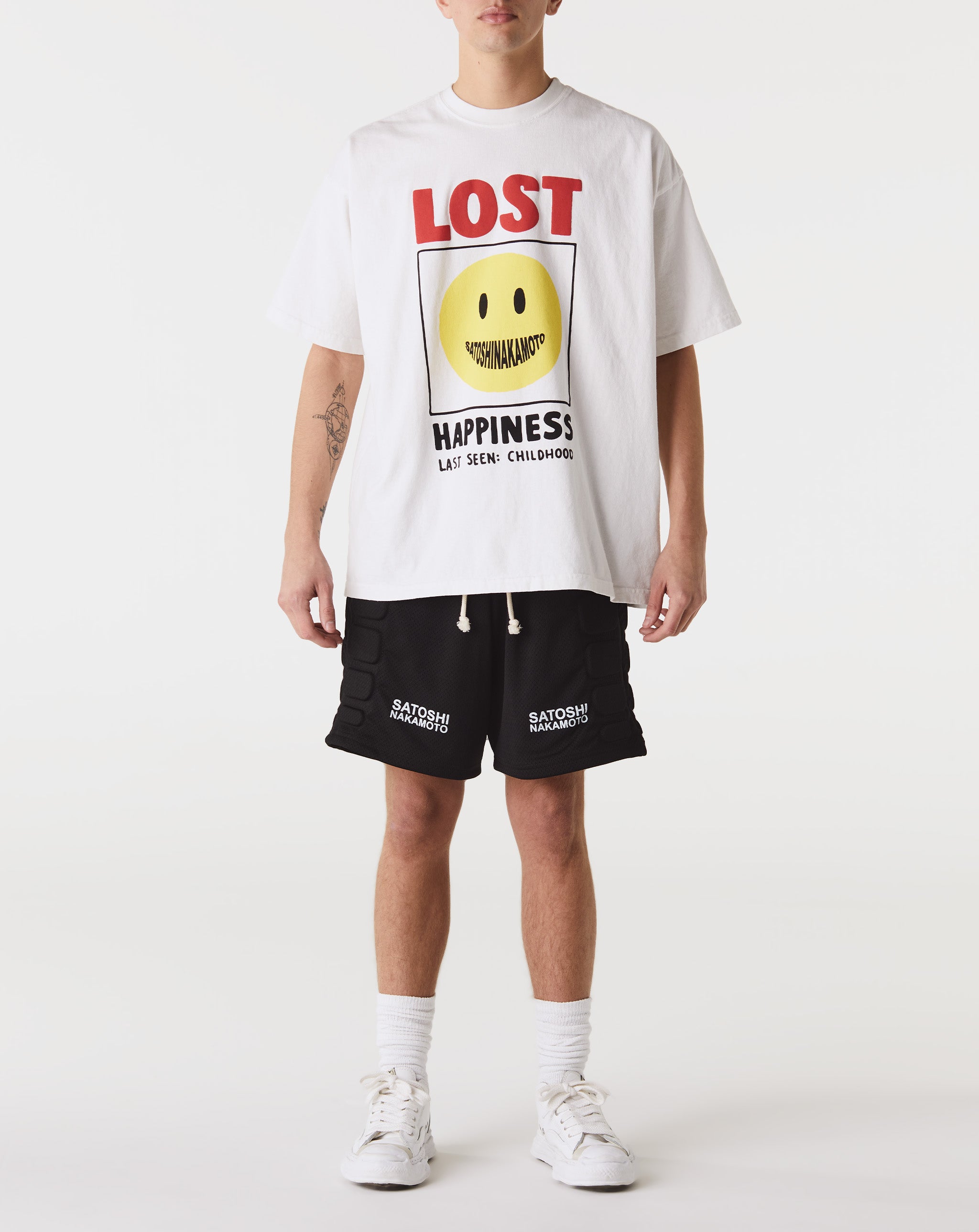 Satoshi Nakamoto Lost Happiness T-Shirt  - XHIBITION