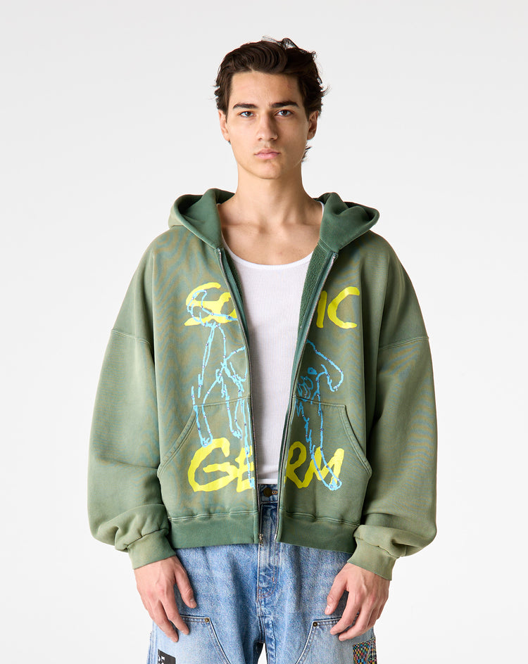 Studies Sonic Germ Crystal Zip Up - XHIBITION