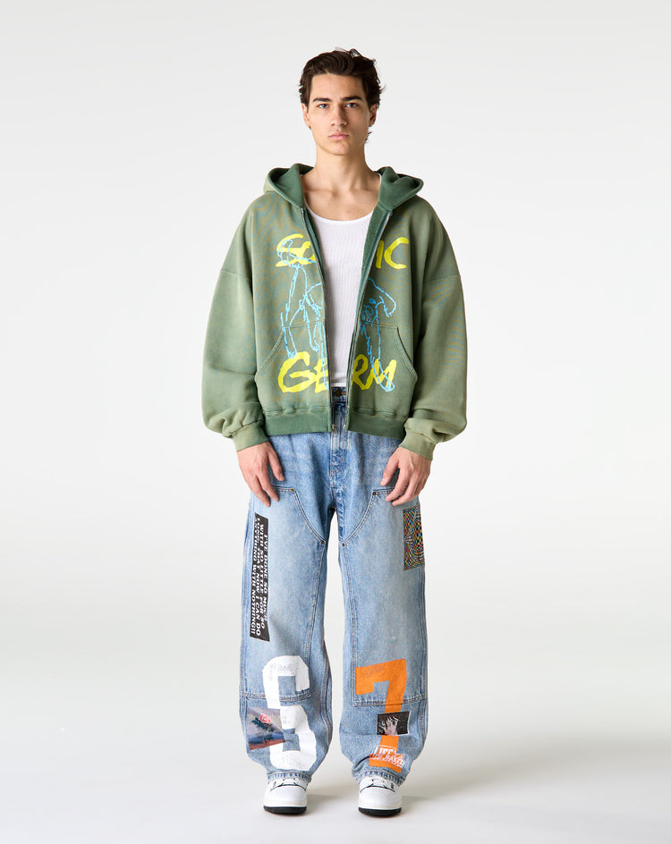 Studies Sonic Germ Crystal Zip Up - XHIBITION