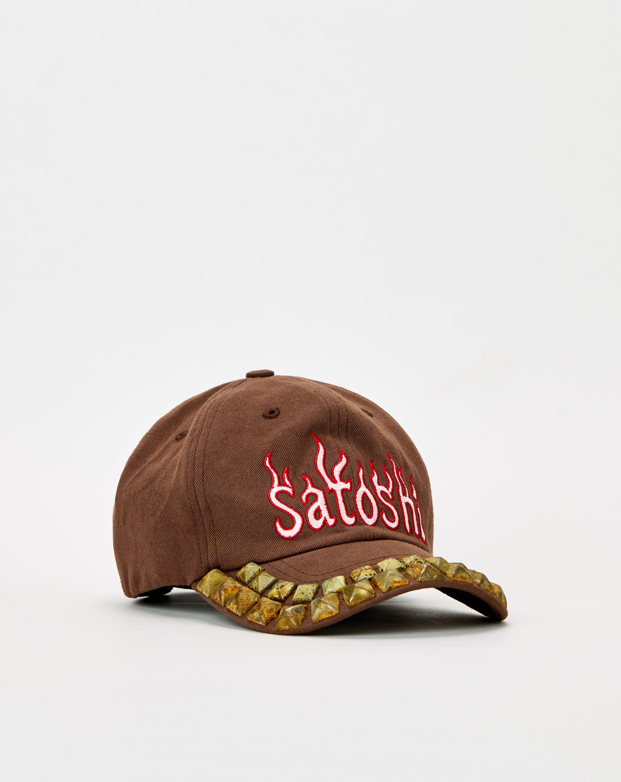 Satoshi Nakamoto Studded Flame Cap - XHIBITION