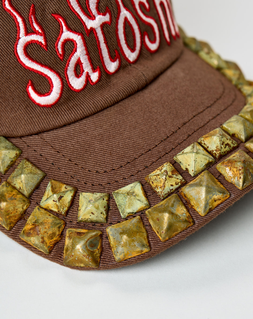 Satoshi Nakamoto Studded Flame Cap - XHIBITION