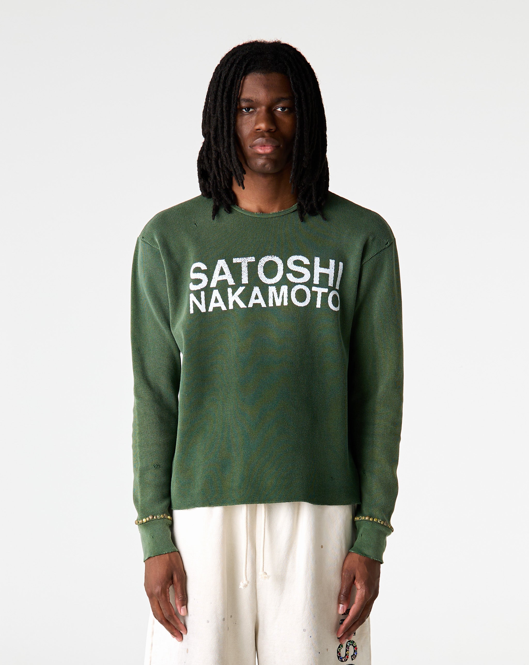 Satoshi Nakamoto Logo Thermal w/ Studs - XHIBITION