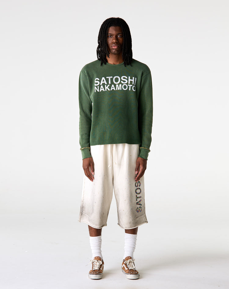 Satoshi Nakamoto Logo Thermal w/ Studs - XHIBITION
