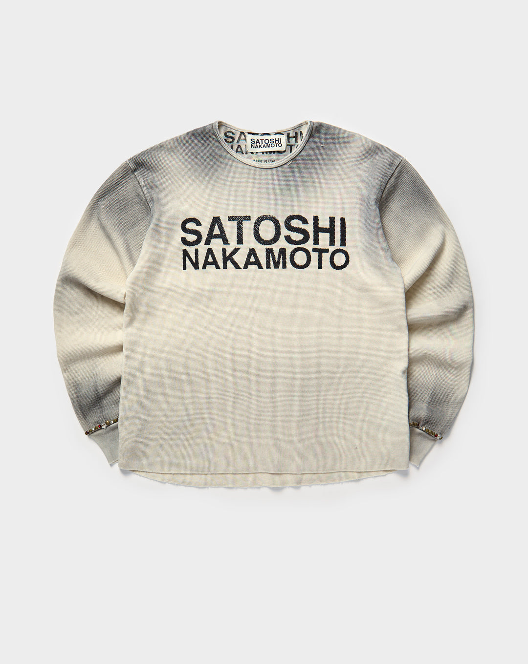 Satoshi Nakamoto Logo Thermal w/ Studs - XHIBITION